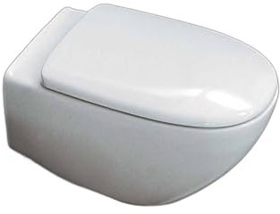 Idrotop WC-Sitz für Flaminia Stecker, Weiß, Modern, Duroplast, Kunststoff, Manuell, TOILET_SEAT, Toilettensitz, 2076851031