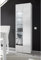Tousmesmeubles Vitrine 1 Porte Laqué Blanc Brillant avec LED's - TICATO - L 60 x l 43 x H 187 cm - Neuf