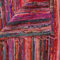 Aakriti Gallery Handgefertigter, dekorativer Flickenteppich, Chindi-Teppich, mehrfarbig, 150 x 90 cm, Baby-Rosa
