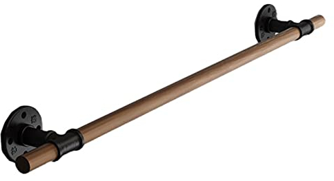 Holz Handlauf Treppen Geländer Wandhandlauf Treppengeländer Sicherheit Rutschfest Handläufe fur Treppen Innen Außen für Dachböden,Flure (140cm)