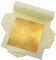 HALYKADU Blattgold Essbar 24 Karat Goldfolie-Echte Blattgold Essbares Gold,10 Blatt Gold Leaf für Basteln,Lebensmittel,Kuchen,Backen,Torten Dekorfolie