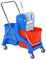 Bayersan Double Mop Bucket With Wringer Wheels Carrying Handle Floor Cleaning Buckets For Home School Office Restaurant Shop & Commercial Use