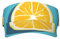 DTGPRO Lemon Wedges Sonnenhut.&* Hollow Top Baseball Cap Damen Herren Outdoor Golf Tennis Bike Joggen Einstellbare Größe, Schwarz , One size