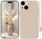 HGH für iPhone 15 Hülle Silikon mit 1 Lanyard, Handyhülle für iPhone 15 Case Ultra Dünne Rundumschutz mit Weichem Microfiber-Innenfutter Stoßfeste Kratzfest Schutzhülle für iPhone 15 6.1 Khaki