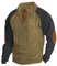 KONG JIMFAN Sweatjacke Herren Tshirt Sport Poloshirt Herren Vintage Hoodie Sport Herren Pullover Y2k Hoodie Herren Kaschmir Strickjacke Y2k Jacke Bunte Hemden Herrn Jacken Winter(3-Army Green,3XL)