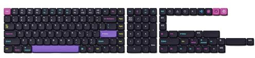 Keychron Keycaps Low Profile Dye-Sub PBT LSA - QWERTY ANSI US - Tastenkappen für mechanische Tastaturen mit niedrigem Profil - Developer Full Set