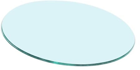 Glasplatte Rund Durchm, Tischplatte Aus GehäRtetem Glas, Rundes Glas GroßE Arbeit Stabile Tischplatte, Runde Tischplatte Aus GehäRtetem, Transparent Rund, Tisch Glasplatte Ersatzteil ( Size : 70CM(28I