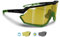 BERTONI Radfahren MTB Lauf Sportbrille für Männer Frauen in TR90 Photochrom Polarisiert Weitwinkelobjektiv mod. ALPHA