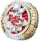 haobook 2019 Rugby Championship Ring Super Bowl KC Champions Ring Geschenkbox aus Holz zum Sammeln, Erinnerungsstücke für begeisterte Fans, NFL-Football-Fanatiker und Sportsammler,10#