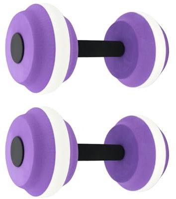 Yjcnelcr Haltères à eau pour piscine - Équipement d'exercice pour piscine - Mousse EVA - Équipement d'aérobic - Poids de piscine pour exercice aquatique