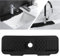 Kitchen Sink Splash Guard, 17” x 5.9” Silicone Faucet Sink Splash Guard, Faucet Drain Mat for Kitchen Bathroom and Counter, Splash Drying Countertop Sink Protectors Absorbent Mat (Black2)