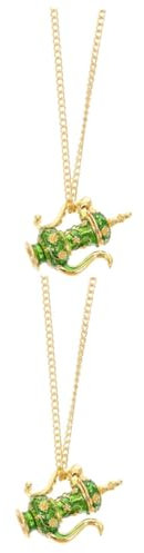 WRITWAA Pcs d Tea Cup Pendant Necklace for Women Unique Pretty Necklace Aesthetic