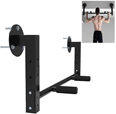 asdchZen Barres De Traction Murales, Barre Horizontale en Acier Lourd pour Couloir De Garage, Barre d'exercice pour Le Haut du Corps Réglable en Hauteur, Charge 300 Kg