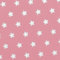 SUGARAPPLE Bio Baumwollstoff zum Nähen für Kinder | Stück 1 m x 150 cm | Stoff Meterware | Öko Tex Standard | Reine Baumwolle | Kinderstoffe Mädchen, Junge in Hemdenqualität | Sterne Rosa
