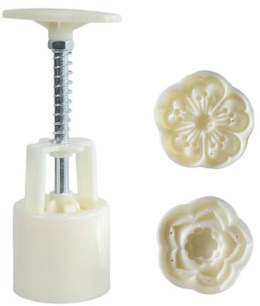 Sello de galletas tradicional prensado a mano para pasteles de luna, molde de pastel de frijoles verdes, postres para amantes de la cocina