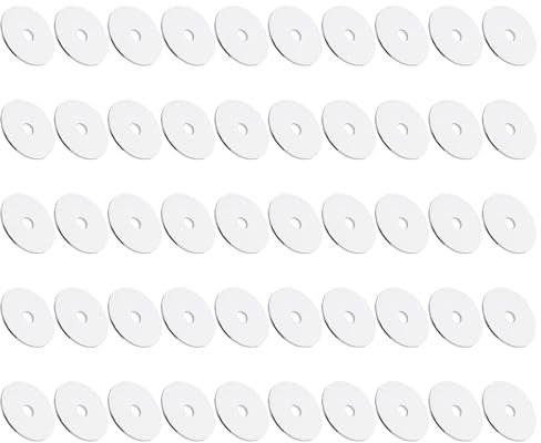 divuukyi Mountainbike-Ventile, Aufkleber, Luftdüse, Felgen, Aufkleber, Fahrradschlauch, Reifendichtung, Felgen, Schutzaufkleber, Klebstoff-Pad, 50 Stück