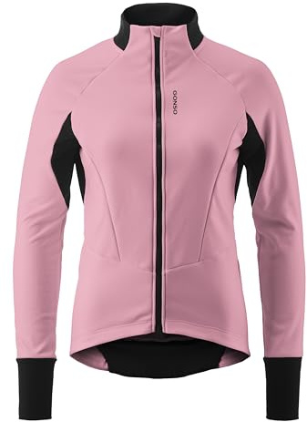 Gonso Road Jacket Softshell 2 W, Damen Fahrradjacke, Softshelljacke | Wasserabweisend und winddicht, G-Shell für optimale Wärmeisolierung, Enganliegende Passform, Perfekt für das ganze Jahr