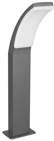 Trio Reality Leuchten LED Außen Wegeleuchte Beja R53356142, Aluminium Druckguss, Acryl weiß, inkl. 12.5 Watt LED