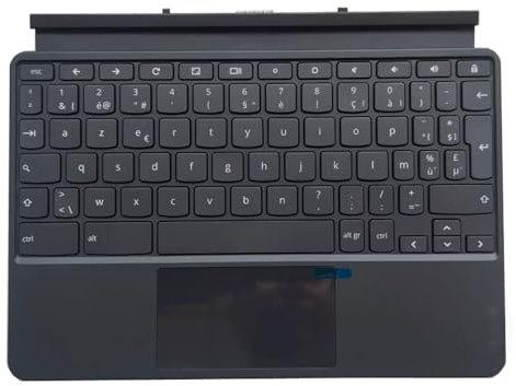 RTDPART Housse Clavier 10.1 pour Lenovo IdeaPad Duet Chromebook CT-X636F (Belgique), Neuf