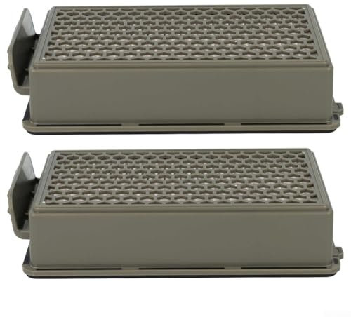 Paquete de 2 filtros para aspiradora Moulinex MO3723PA compatible con modelos MO3723PA 4Q0, MO3723PA4Q0, MO373 para un mejor control del polvo