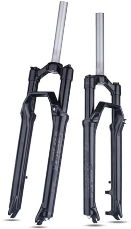 CZYWKDDPP 27.5/29 Pollici Mountain Bikes Forcella Ammortizzata 1-1/8''/28.6mm Sterzante Dritto Forcella Anteriore Meccanica 100mm Escursione 9mm QR Blocco Manuale Bici