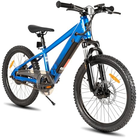 JOYSTAR 20/24 Zoll Elektrofahrrad für Kinder und Jugendliche ab 7+ Jahren mit 250W bürstenlosem Motor, 15 Meilen 15MPH Elektro-Mountainbike mit abnehmbarem Akku