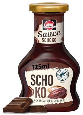 Schwartau Dessert Sauce Schokolade | Für Eis & Desserts | 125 ml