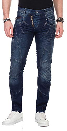 Cipo & Baxx Herren Straight Leg Jeans C-0768