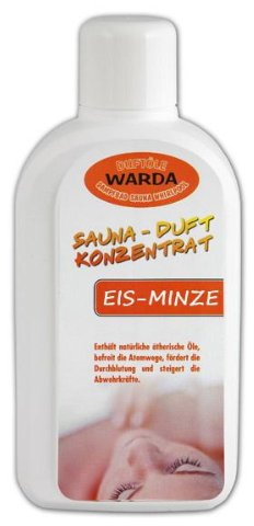 Warda Saunaaufguss Eisminze Konzentrat 1.000 ml Flasche, Qualitätsöl, Markenöl 1Liter
