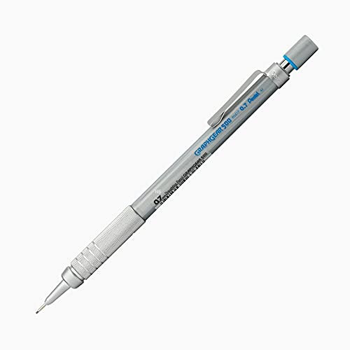 Pentel Graphgear 500 Porte-Mine 0,7 mm Canon Fixe de 4 mm Gris