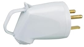 055852 - Fiche électrique male Legrand 2P+T 32A 380V - Sortie coudée à terre plate