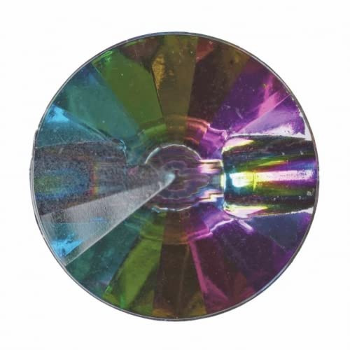 Diamante Crystal Buttons Multicolour 15mm 3pk