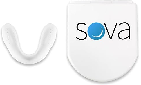 SOVA Aero Aufbissschiene – Knirschschiene für nächtliches Zähneknirschen/Zähnepressen/Bruxismus – passgenauer Zahnschutz – 1,6 mm Stärke – bis zu 20 Mal umformbar – für Erwachsene – mit Etui