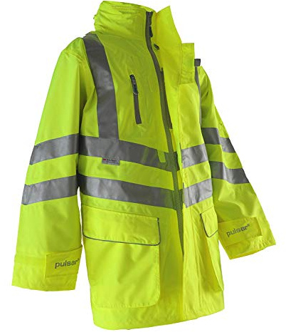 Pulsar 7-in-1 Storm Coat, Large, Hi-Viz Yellow