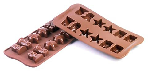 silikomart 1 Pralinenform Weihnachten