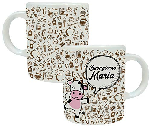 MP CREATIVE SRL Tazza Mug Personalizzata con Nome Idea Regalo, 11 once liquide