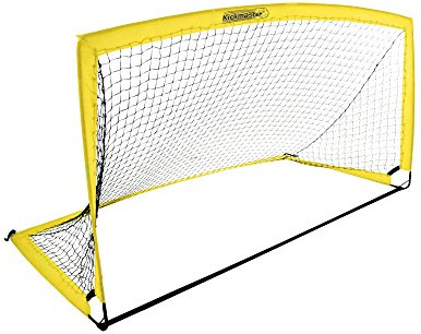 Kickmaster Children's Fibreglass Goal, Yellow, 6 ft UK
