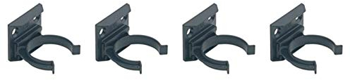 Lot de 4 clips et supports de pied de plinthe de cuisine en plastique pour pieds de 30 mm de diamètre