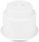 Soporte de Bebida de plástico para Barco, Botella de Bebida Universal Puede portavasos Inserto Marino con Orificio de Drenaje para Marine RV Boat Yacht Car (Blanco) Posavasos Coche