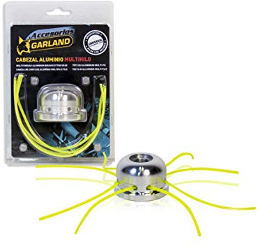 Garland 7199000096 - Cabezal de Aluminio Multihilo Universal para Desbrozadora