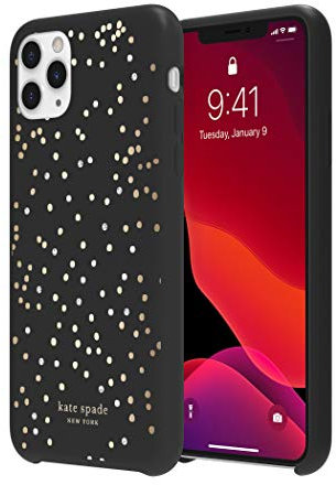 Kate Spade New York Disco Dots iPhone 11 Pro Max TPU Soft Hard Case Cover black
