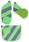 ergobag Reflector Stripes Safety Set (Für Packs/Cubos/Cubo Lights Ab 2019/2020) Green