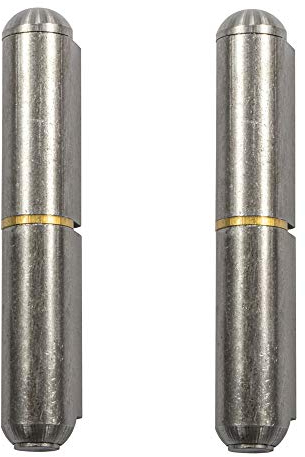 ALPENSTAHL Türscharnier zum anschweißen Anschweißbänder 2-teilig mit ausziehbaren Stift | Tor-Scharnier Höhe: 150 mm | MADE IN GERMANY | Anschweißscharnier Stahl | 2 Stück - Torangel Tragkraft 240 kg