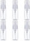 FANTESI 6 Pcs Foam Dispenser Bottle, 60ml Plastic Refillable Empty Mini Foaming Shampoo Dispenser Pump Bottles for Travel