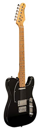 VINT SERIE-T PLUS E-Gitarre BLACK