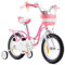 RoyalBaby Girls Little Swan Kinderfahrräder, Rosa, 12 Inch