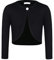 trudge Mädchen Pailletten Strickjacke Basic Bolero Kinder Glitzer Lange Ärmel Schulterjacke Bolerojäckche kurz Zum Kommunionkleid Taufkleid Schwarz 130