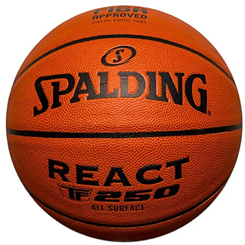 Spalding React TF-250 Ball 76968Z, Unisex basketballs, orange, 6 EU