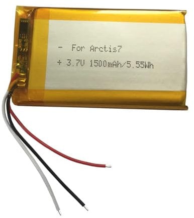 AOLIKES 503759 1500 mAh Akku Ersatz für SteelSeries Arctis 7 / Arctis 7X / Arctis 7P+/ Arctis 3 / Arctis 1 und Rig 800 Pro Kabelloses Gaming-Headset