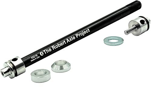 Steckachse - Robert Axle - für FollowMe Tandem - M12x1.75 167 mm - inkl. RennMaxe Silikonband - Adapter Tandemkupplung